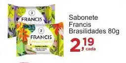 Rossi Supermercado Sabonete Francis Brasilidades 80g oferta