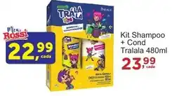 Rossi Supermercado Kit Shampoo + Cond Tralala 480ml oferta