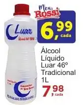 Rossi Supermercado Álcool Líquido Luar 46° Tradicional 1L oferta