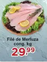 Rossi Supermercado Filé de Merluza cong. kg oferta