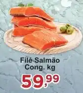 Rossi Supermercado Filé Salmão Cong. kg oferta