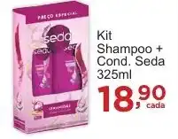 Rossi Supermercado Kit Shampoo + Cond. Seda 325ml oferta