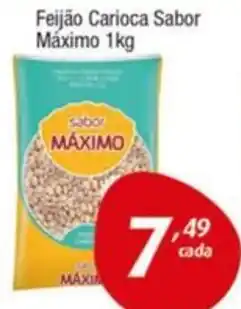 Supermercados Intercontinental Feijão Carioca Sabor Máximo 1kg oferta