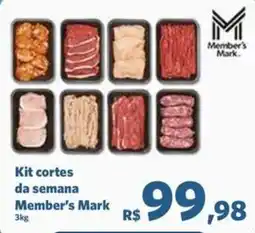 Sam's Club Kit cortes da semana Member's Mark 3kg oferta
