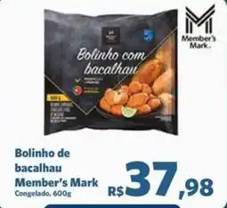 Sam's Club Bolinho com bacalhau Member's Mark Congelado, 600g oferta