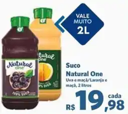 Sam's Club Suco Natural One Uva e maçã/Laranja e maçã, 2 litros oferta