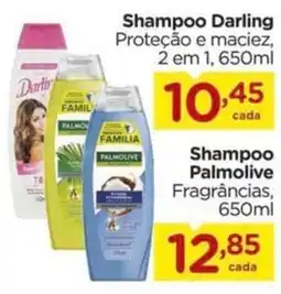 Shampoo Darling Proteção e maciez, 2 em 1, 650ml