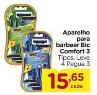 Carrefour Aparelho para barbear Bic Comfort 3 oferta