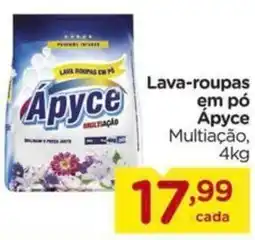 Carrefour Lava-roupas em pó Ápyce Multiação, 4kg oferta
