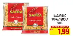 MACARRÃO SAFRA SEMOLA 500G