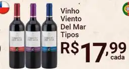 X Supermercados Vinho Viento Del Mar Tipos oferta