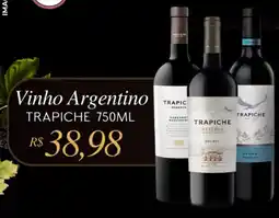 Vinho Argentino TRAPICHE 750ML