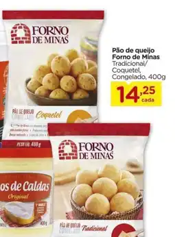 Carrefour Pão de queijo Forno de Minas Tradicional/ Coquetel, Congelado, 400g oferta