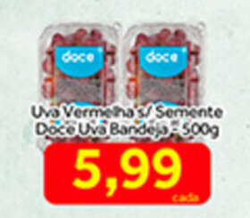 Uva Verde s/ Semente Honey / Doce Uva bandeja 500g