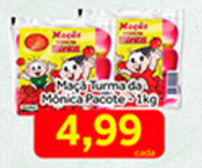 Shibata Supermercados Maca Turma da Monica Pascote 1kg oferta
