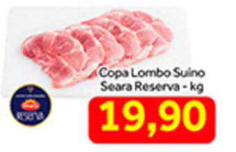 Shibata Supermercados Copa Lombo Suino Seara Reserva 1kg oferta