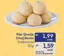 Chef bento - pão queijo