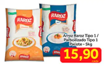 Shibata Supermercados Arroz Raroz tipo 1/ Parbolizado Tipo 1 Pacote 5kg oferta