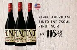 VINHO AMERICANO TINTO TNT 750ML