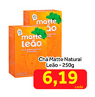 Shibata Supermercados Cha Matte Natural Leao 250g oferta
