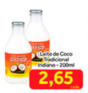 Shibata Supermercados Leite de Coco Tradicional Indiano 200ml oferta