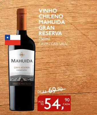 Perini Vinho Chileno Mahuida Gran Reserva 750ml oferta