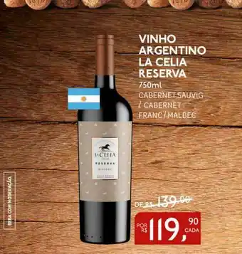 Perini Vinho Argentino La Celia Reserva 750ml oferta