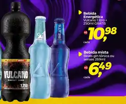 Frangolândia Bebida Energética Vulcano 1 litro + 250ml GRÁTIS oferta