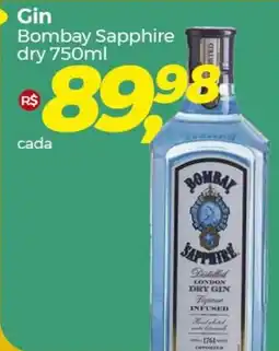 Frangolândia Gin Bombay Sapphire 750ml oferta