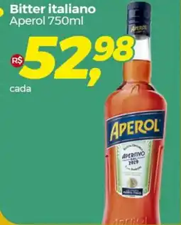 Frangolândia Bitter italiano Aperol 750ml oferta
