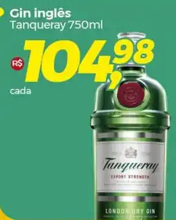 Frangolândia Gin inglês Tanqueray 750ml oferta