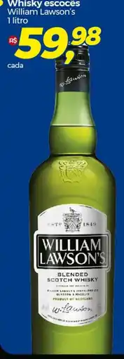 Whisky escocês William Lawson's 1 litro