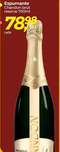 Frangolândia Espumante Chandon brut reserve 750ml oferta