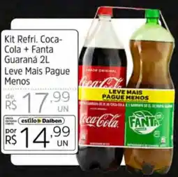 Supermercado Dalben Kit Refri. Coca- Cola + Fanta Guaraná 2L Leve Mais Pague Menos oferta