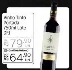 Supermercado Dalben Vinho Tinto Portada 750ml Lote DFJ oferta