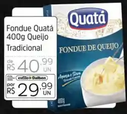 Supermercado Dalben Fondue Quatá 400g Queijo Tradicional oferta