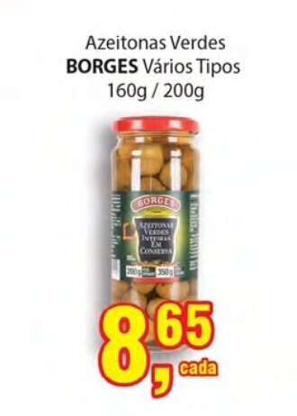 Supermercados Mundial Borges 160g / 200g oferta