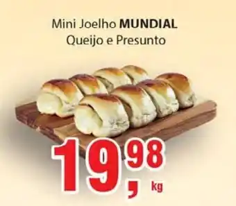 Supermercados Mundial Mini Joelho Mundial Queijo e Presunto oferta