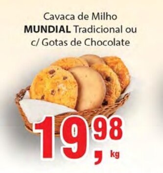 Supermercados Mundial Cavaca de Milho Mundial oferta