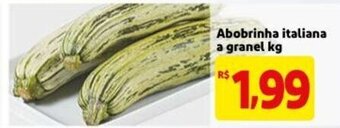 Mercado Extra Abobrinha Italiana a granel 1kg oferta