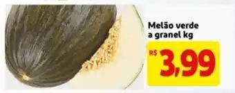Mercado Extra Melao verde a granel 1kg oferta