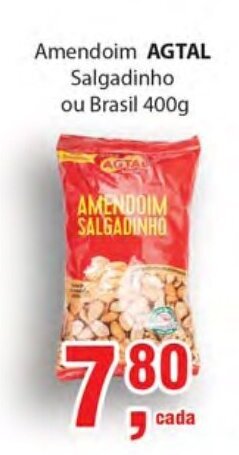 Supermercados Mundial Amendoim Agtal 400g oferta
