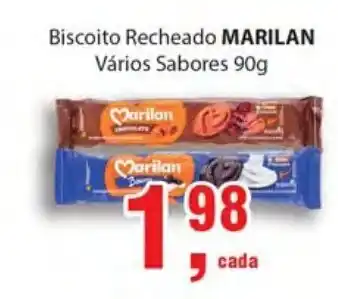 Biscoito Recheado Marilan Sabores 90g
