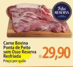 Atacadão Carne Bovina Ponta de Peito sem Osso Reserva Resfriada oferta