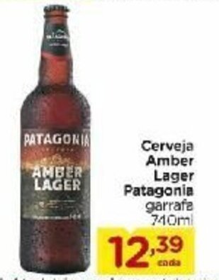 Carrefour Bairro Cerveja amber lager argentina Patagonia 740ml oferta