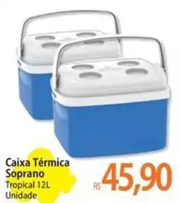 Caixa Térmica Soprano Tropical 12L Unidade