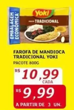 Assaí Atacadista FAROFA DE MANDIOCA TRADICIONAL YOKI PACOTE 800G oferta