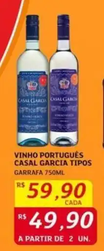 Assaí Atacadista VINHO PORTUGUÊS CASAL GARCIA TIPOS GARRAFA 750ML oferta