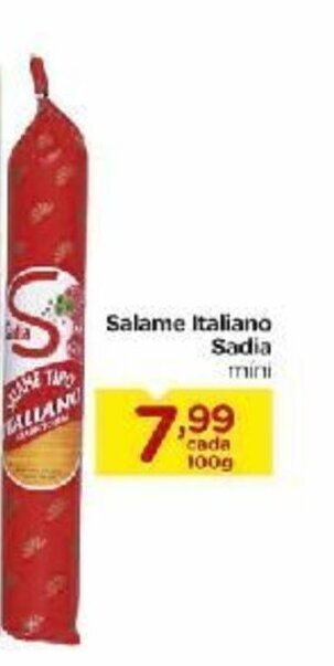 Carrefour Bairro Salame Italiano Sadia 100g oferta