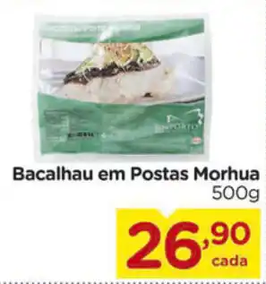 Carrefour Bacalhau em Postas Morhua 500g oferta